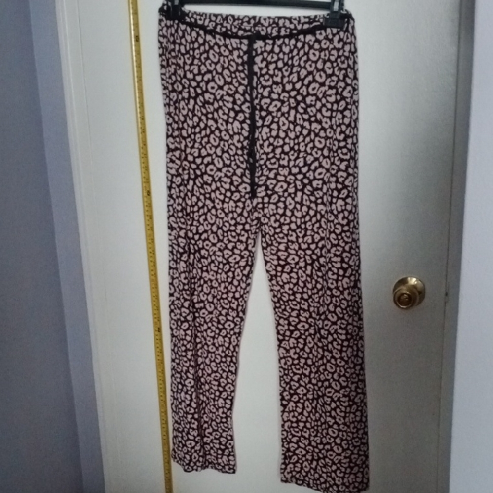 Marilyn Monroe Leopard Print Wide Leg Pants